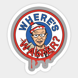 Where's Walter Sticker